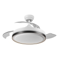 Osram - LED-loftlampe med ventilator CEILING FAN LED/66W/230V 3000/4000/6500K hvid + fjernbetjening