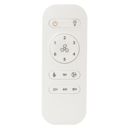 Osram - LED-loftarmatur med indbygget ventilator CEILING FAN LED/66W/230V 3000/4000/6500K hvid + fjernbetjening