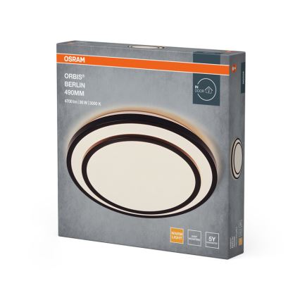 Osram - LED loftlampe ORBIS BERLIN LED/36W/230V Ø 49,2 cm sort