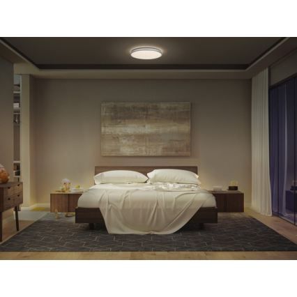 Osram - LED-loftlampe ORBIS DUBLIN LED/16W/230V Ø 30 cm sølv