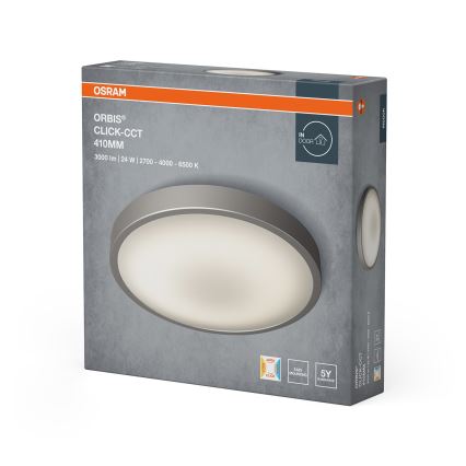 Osram - LED loftlampe ORBIS LED/24W/230V 2700/4000/6500K Ø 41 cm mat krom