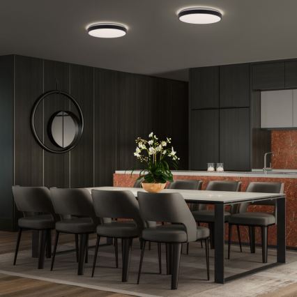 Osram - LED-loftlampe ORBIS LONDON LED/16W/230V, Ø 28 cm, sort