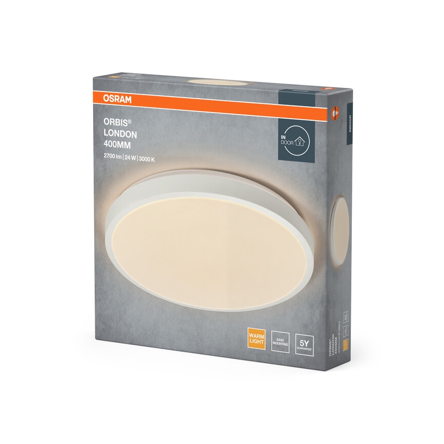 Osram - LED-loftlampe ORBIS LONDON LED/24W/230V Ø 39,5 cm hvid
