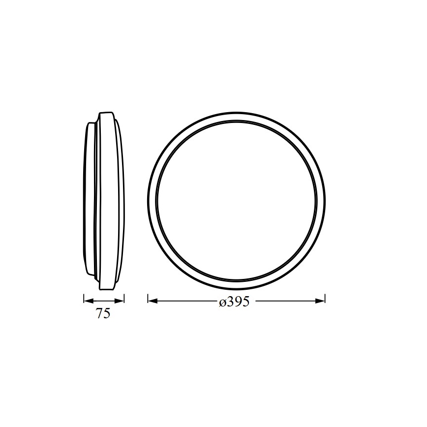 Osram - LED-loftlampe ORBIS LONDON LED/24W/230V Ø 39,5 cm hvid