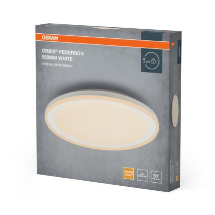Osram - LED loftlampe ORBIS PEDERSON LED/36W/230V Ø 55 cm hvid