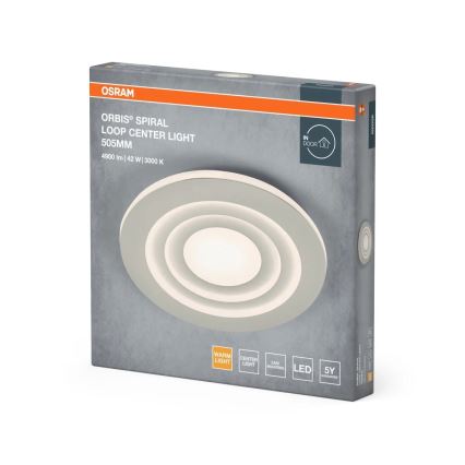 Osram - LED-loftlampe ORBIS SPIRAL LED/42W/230V Ø 50,5 cm hvid