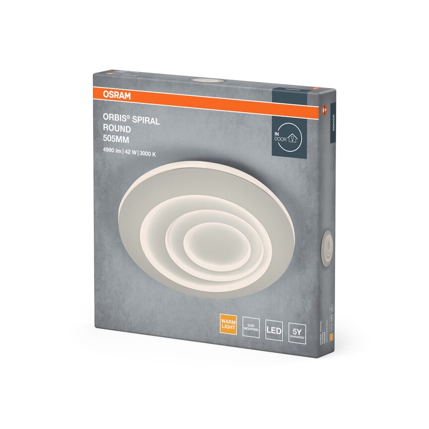 Osram - LED loftlampe ORBIS SPIRAL LED/42W/230V Ø 50,5 cm