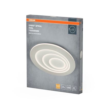 Osram - LED-loftlampe ORBIS SPIRAL LED/63W/230V hvid
