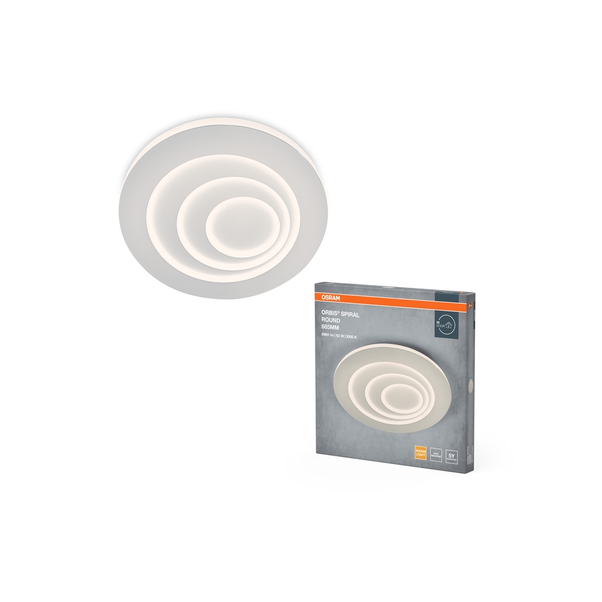 Osram - LED loftlampe ORBIS SPIRAL LED/63W/230V Ø 68,5 cm