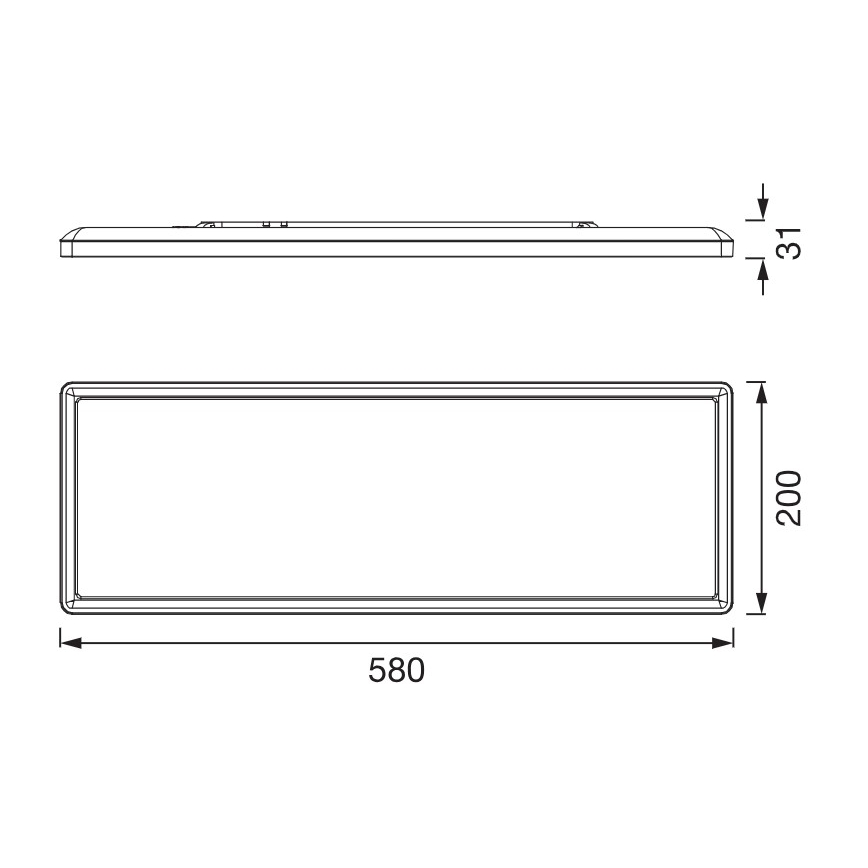 Osram - LED loftarmatur PLANON EASYFIX LED/24W/230V 2800/4000/6000K IP54 hvid