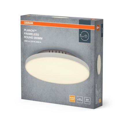 Osram - LED-loftlampe PLANON LED/20W/230V 3000K Ø 30 cm hvid