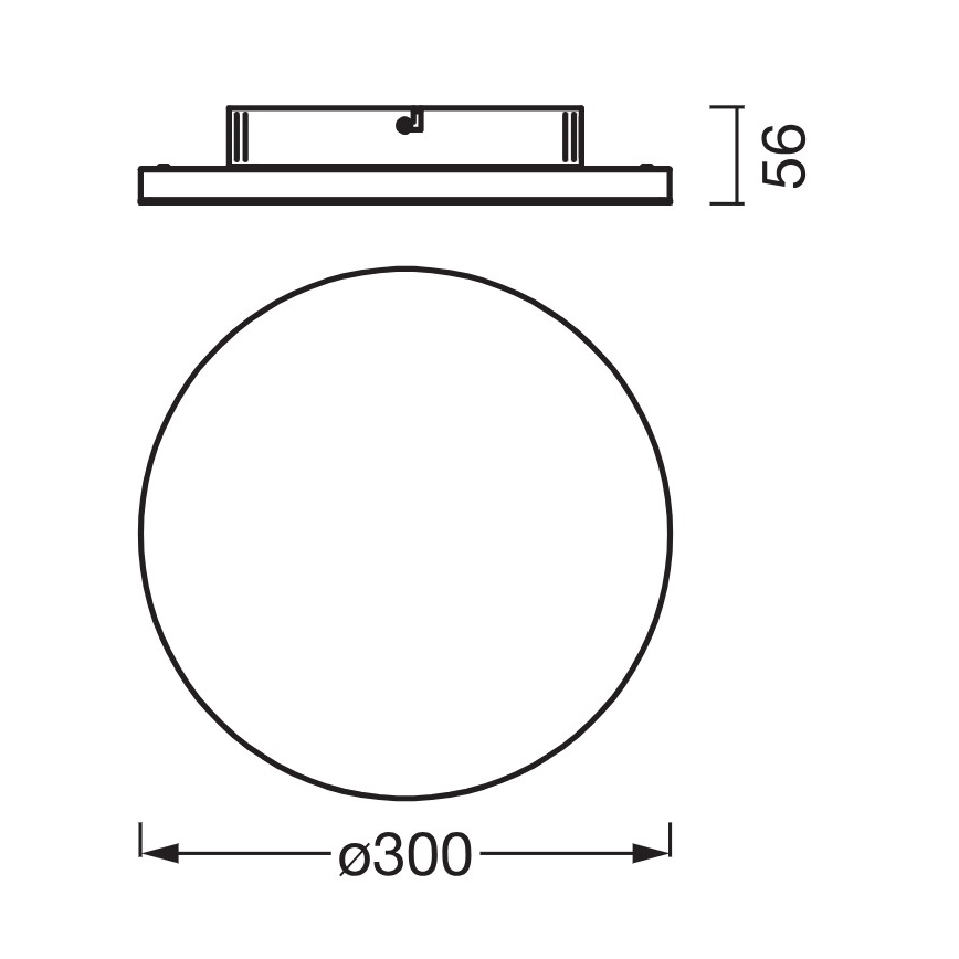 Osram - LED-loftlampe PLANON LED/20W/230V 3000K Ø 30 cm hvid
