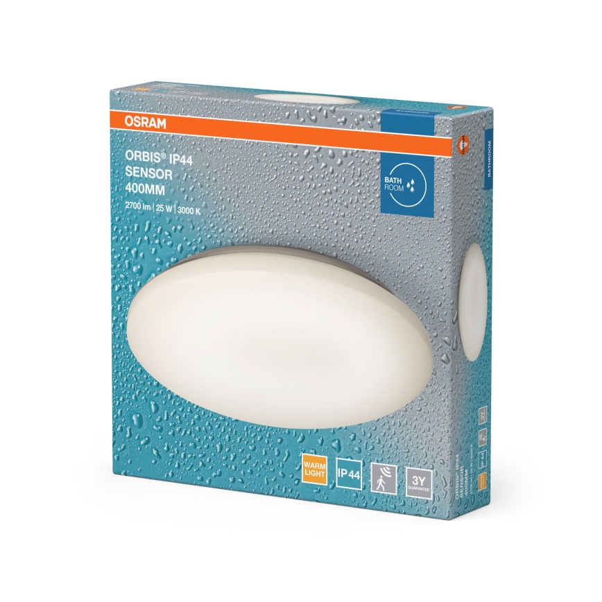 Osram - LED loftarmatur til badeværelse med bevægelses- og skumringssensor ORBIS LED/25W/230V IP44