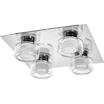 Osram - LED loftlampe til badeværelset ORBIS FLAME 4xLED/5,5W/230V 3000/4000K IP44 blank krom