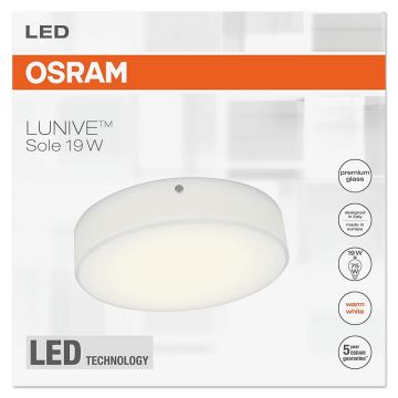 Osram - LED loftsbelysning LUNIVE LED/19W/230V ø250