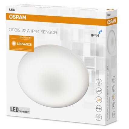 Osram - LED Lys med sensor SILARA LED/22W/230V IP44