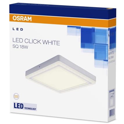 Osram - LED lysdæmper loftslampe CLICK 1xLED/18W/230V