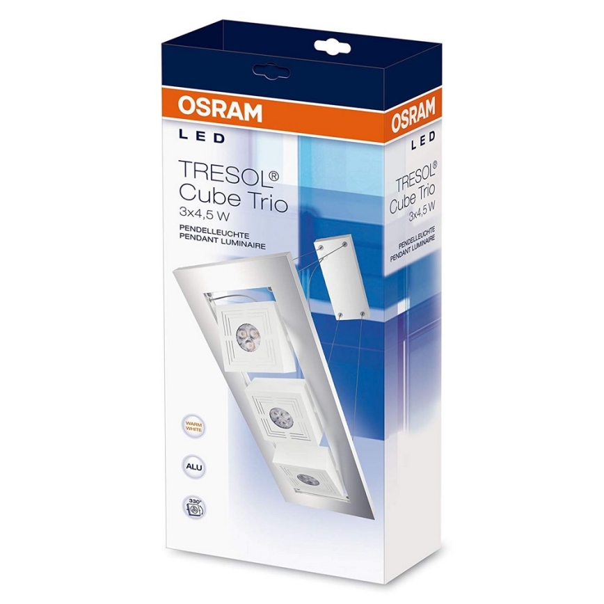 Osram - LED lysekrone TRESOL 3xLED/4,5W/230V