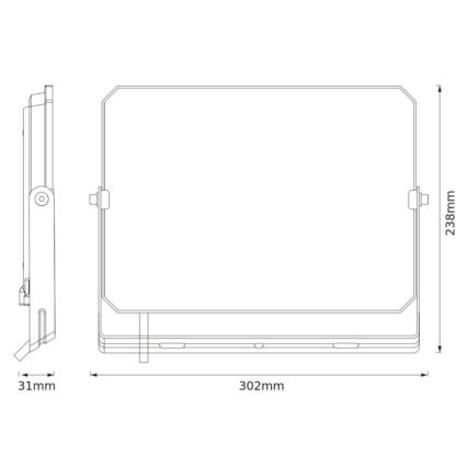 Osram - LED-lyskaster FLOODLIGHT LED/100W/230V 3000K IP65