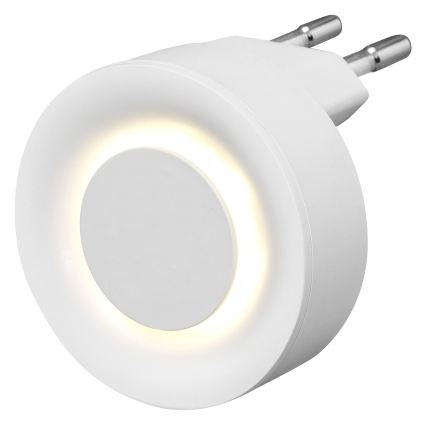 Osram - LED-natlampe med bevægelses- og skumringssensor LUNETTA LED/0,31W/230V hvid