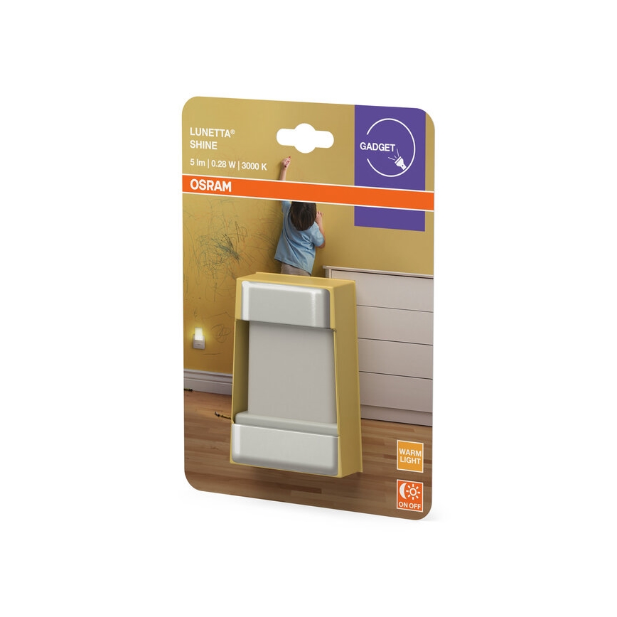 Osram - LED-natlampe med skumringssensor LUNETTA LED/0,28W/230V 3000K