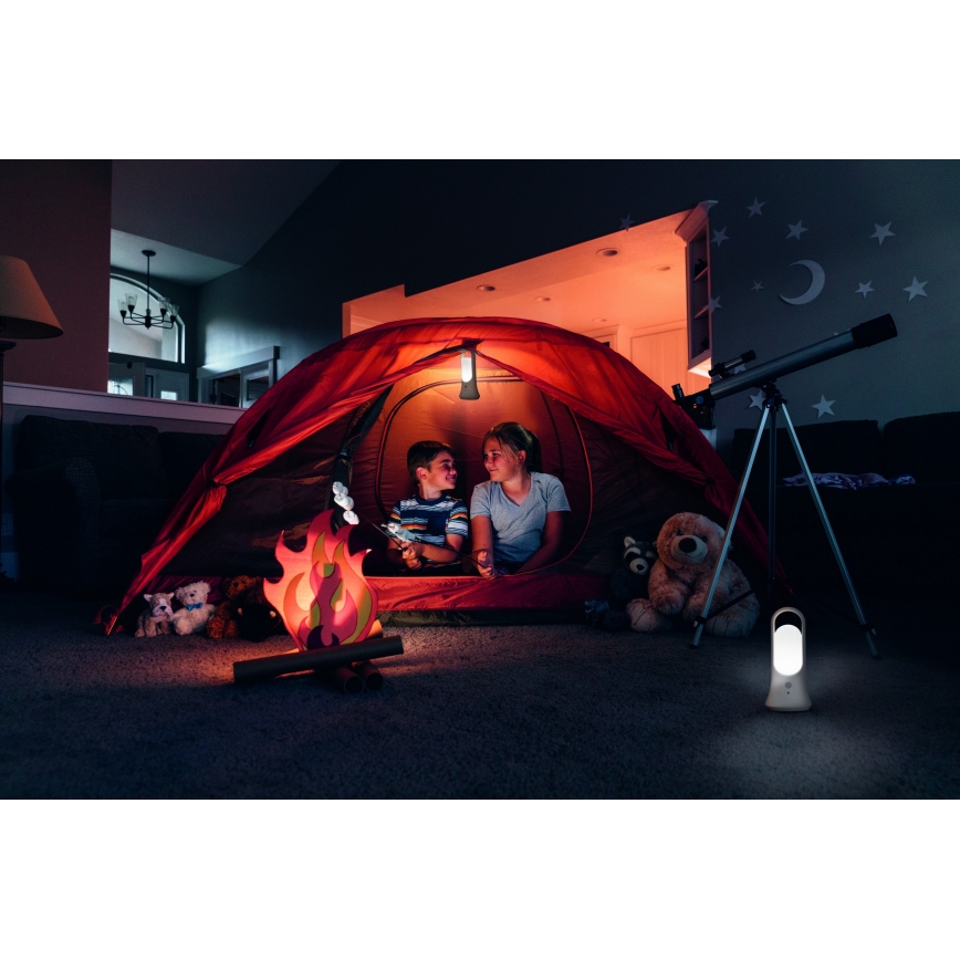 Osram - LED-orienteringslampe med bevægelses- og skumringssensor MOBILE LED/0,7W/4xAAA hvid