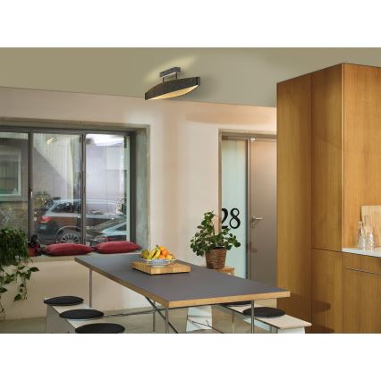 Osram - LED påbygget loftlampe DECOR FLAT LED/23W/230V grå