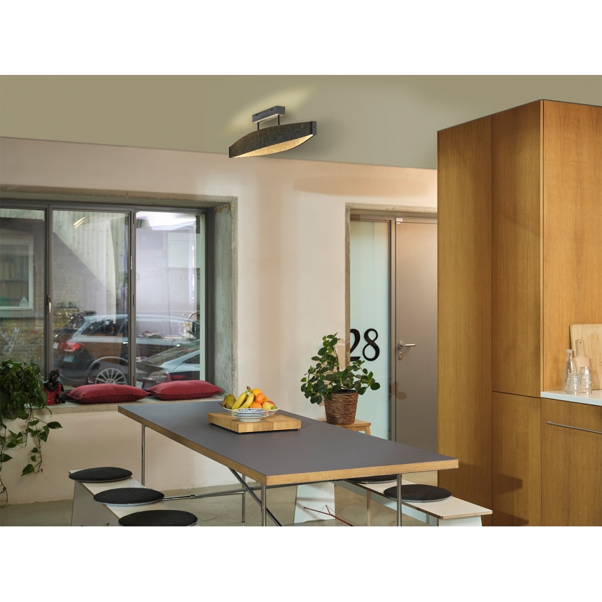 Osram - LED påbygget loftlampe DECOR FLAT LED/23W/230V grå