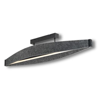 Osram - LED påbygget loftlampe DECOR FLAT LED/23W/230V grå