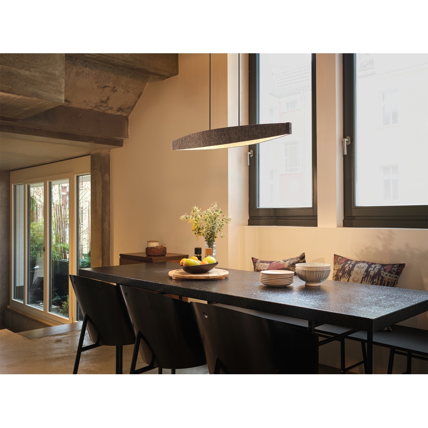 Osram - LED-pendel med wire DECOR FLAT LED/23W/230V, grå