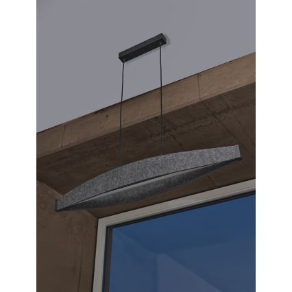 Osram - LED-pendel med wire DECOR FLAT LED/23W/230V, grå