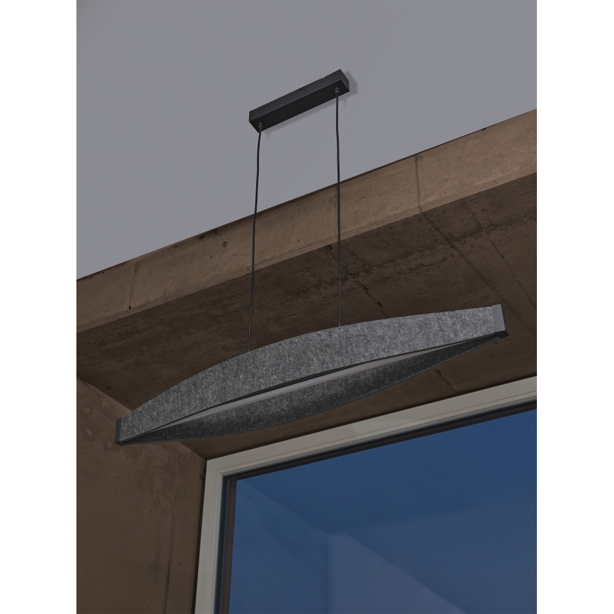 Osram - LED-pendel med wire DECOR FLAT LED/23W/230V, grå