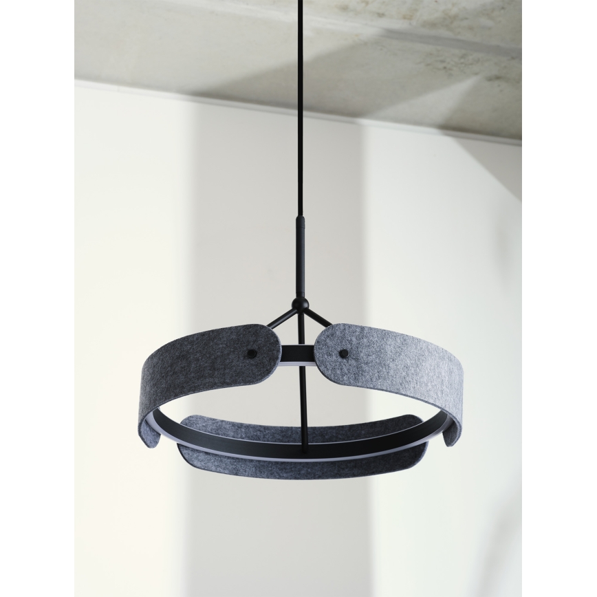 Osram - LED-pendel med wireophæng DECOR CURVE LED/33W/230V, grå