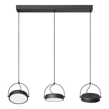 Osram - LED-pendel på kabel DECOR PUCK 3xLED/12W/230V CRI 90 sort