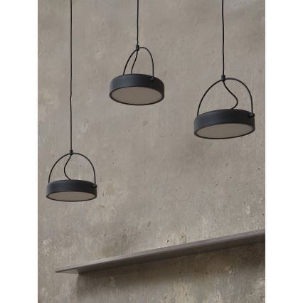 Osram - LED-pendel på kabel DECOR PUCK 3xLED/12W/230V CRI 90 sort
