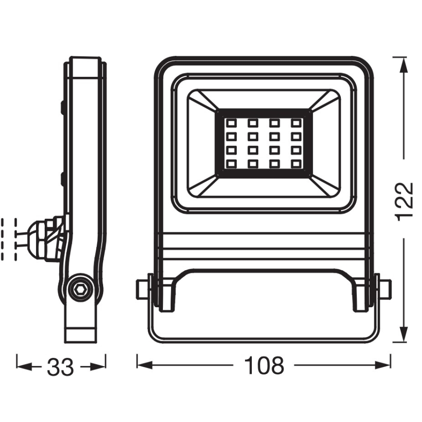 Osram - LED-projektør ENDURA LED/10W/230V 3000K IP65