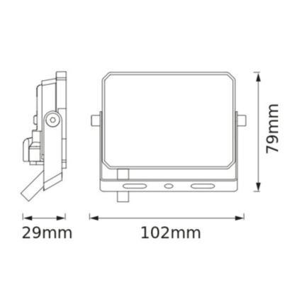 Osram - LED-projektør FLOODLIGHT LED/10W/230V 6500K IP65