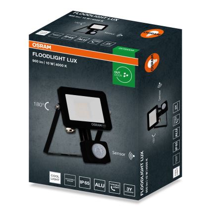 Osram - LED-projektør med sensor FLOODLIGHT LED/10W/230V 4000K IP65