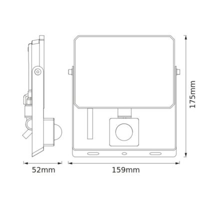 Osram - LED-projektør med sensor LED/30W/230V 6500K IP65