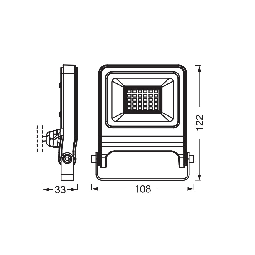 Osram - LED-reflektor ENDURA LED/20W/230V 4000K IP65