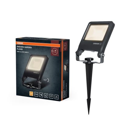 Osram - LED-reflektor ENDURA LED/20W/230V 3000K IP65 antracit
