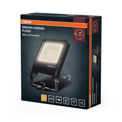 Osram - LED-reflektor ENDURA LED/20W/230V 3000K IP65 antracit