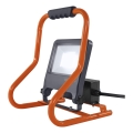 Osram - LED-reflektor med holder og stikkontakter R-STAND LED/50W/230V 4000K IP44 orange/antracit