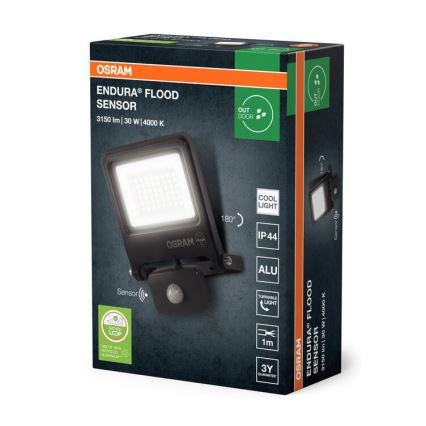 Osram - LED-reflektor med sensor ENDURA LED/30W/230V IP44