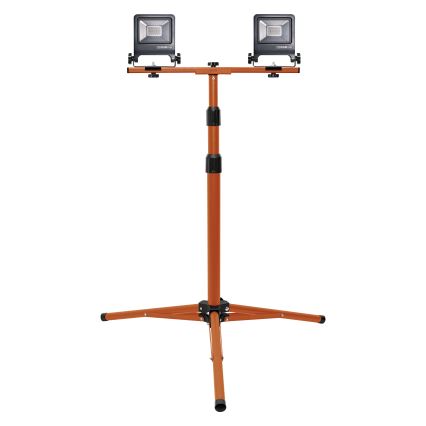 Osram - LED-reflektor med TRIPOD-stativ 2xLED/20W/230V 4000K IP65 orange/antracit