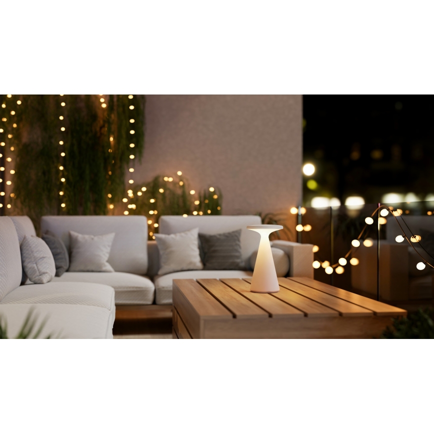Osram - LED RGB Dæmpbar berøringsbetjent genopladelig udendørs bordlampe SMART+ TWIST LED/1,35W/3,7V 1800 mAh IP44