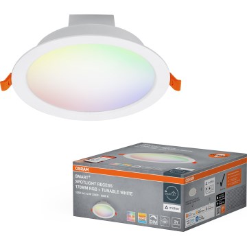 Osram - LED RGB dæmpbar indbygningsdownlight SMART+ DOWNLIGHT LED/12W/230V 3000-6500K Wi-Fi