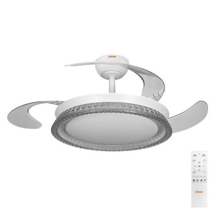 Osram - RGB LED-dæmpbar loftlampe med ventilator CIERZO LED/35W/230V 3000-6500K + fjernbetjening