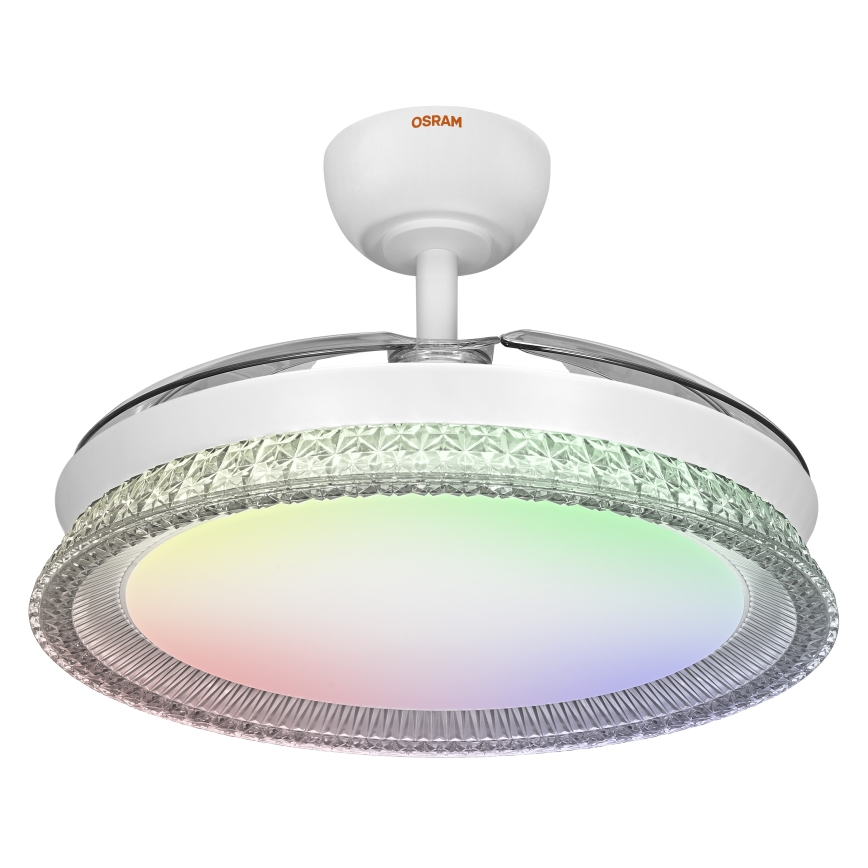 Osram - RGB LED-dæmpbar loftlampe med ventilator CIERZO LED/35W/230V 3000-6500K + fjernbetjening