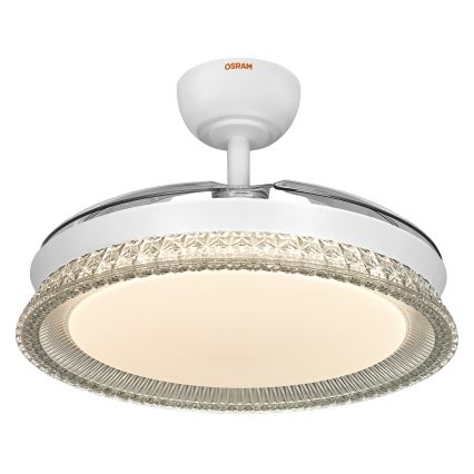 Osram - RGB LED-dæmpbar loftlampe med ventilator CIERZO LED/35W/230V 3000-6500K + fjernbetjening